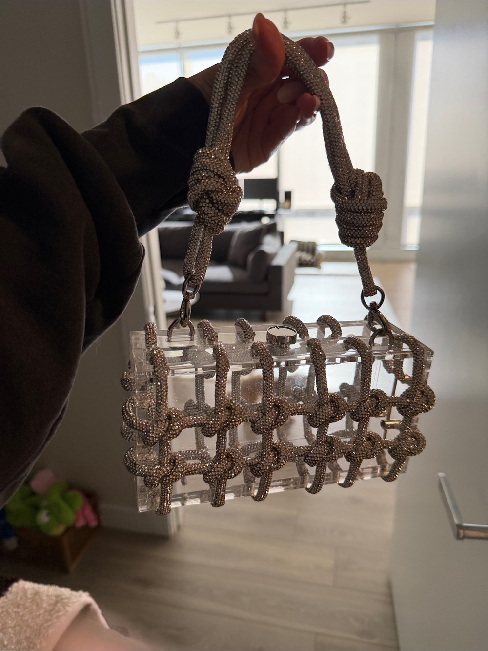 cult gaia Bess Caged Embellished Box Shoulder Bag - Picture 8 of 8